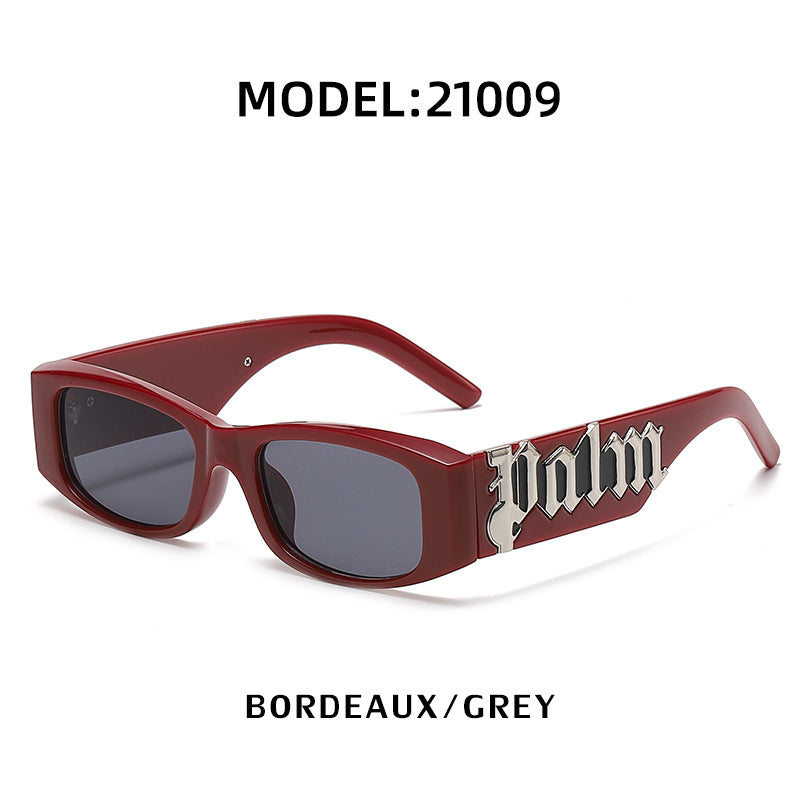 Wholesale Small Frame Fashion Wide Temples Anti-ultraviolet Sunglasses